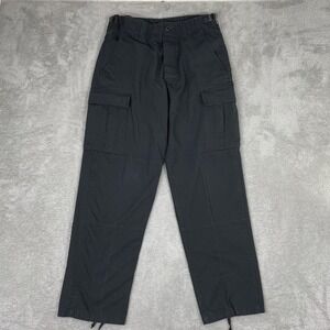 Tact Squad Cargo Pants Mens 30x30 Black Ripstop Tactical Utility Workwear